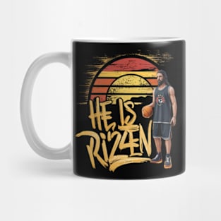 He-is-rizzin Mug